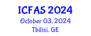 International Conference on Fisheries and Aquatic Sciences (ICFAS) October 03, 2024 - Tbilisi, Georgia