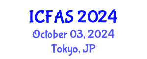 International Conference on Fisheries and Aquatic Sciences (ICFAS) October 03, 2024 - Tokyo, Japan