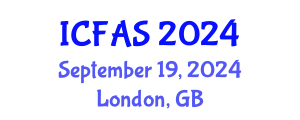 International Conference on Fisheries and Aquatic Sciences (ICFAS) September 19, 2024 - London, United Kingdom