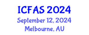 International Conference on Fisheries and Aquatic Sciences (ICFAS) September 12, 2024 - Melbourne, Australia