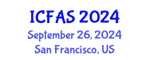 International Conference on Fisheries and Aquatic Sciences (ICFAS) September 26, 2024 - San Francisco, United States
