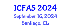 International Conference on Fisheries and Aquatic Sciences (ICFAS) September 16, 2024 - Santiago, Chile