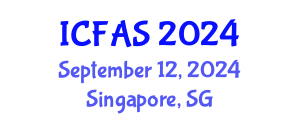 International Conference on Fisheries and Aquatic Sciences (ICFAS) September 12, 2024 - Singapore, Singapore