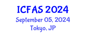 International Conference on Fisheries and Aquatic Sciences (ICFAS) September 05, 2024 - Tokyo, Japan