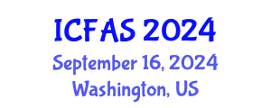 International Conference on Fisheries and Aquatic Sciences (ICFAS) September 16, 2024 - Washington, United States