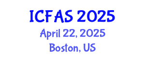 International Conference on Fisheries and Aquatic Sciences (ICFAS) April 22, 2025 - Boston, United States
