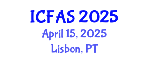 International Conference on Fisheries and Aquatic Sciences (ICFAS) April 15, 2025 - Lisbon, Portugal