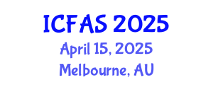 International Conference on Fisheries and Aquatic Sciences (ICFAS) April 15, 2025 - Melbourne, Australia