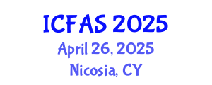 International Conference on Fisheries and Aquatic Sciences (ICFAS) April 26, 2025 - Nicosia, Cyprus