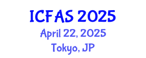 International Conference on Fisheries and Aquatic Sciences (ICFAS) April 22, 2025 - Tokyo, Japan