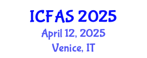 International Conference on Fisheries and Aquatic Sciences (ICFAS) April 12, 2025 - Venice, Italy