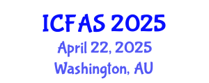 International Conference on Fisheries and Aquatic Sciences (ICFAS) April 22, 2025 - Washington, Australia