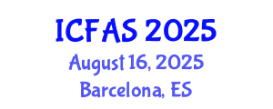 International Conference on Fisheries and Aquatic Sciences (ICFAS) August 16, 2025 - Barcelona, Spain