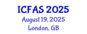International Conference on Fisheries and Aquatic Sciences (ICFAS) August 19, 2025 - London, United Kingdom