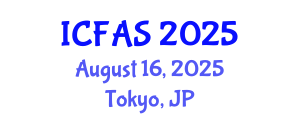 International Conference on Fisheries and Aquatic Sciences (ICFAS) August 16, 2025 - Tokyo, Japan