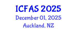International Conference on Fisheries and Aquatic Sciences (ICFAS) December 01, 2025 - Auckland, New Zealand