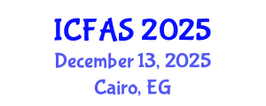 International Conference on Fisheries and Aquatic Sciences (ICFAS) December 13, 2025 - Cairo, Egypt