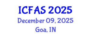 International Conference on Fisheries and Aquatic Sciences (ICFAS) December 09, 2025 - Goa, India