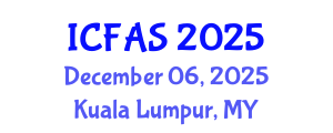 International Conference on Fisheries and Aquatic Sciences (ICFAS) December 06, 2025 - Kuala Lumpur, Malaysia
