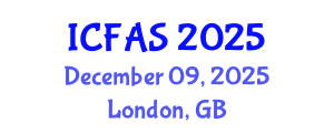 International Conference on Fisheries and Aquatic Sciences (ICFAS) December 09, 2025 - London, United Kingdom