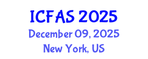 International Conference on Fisheries and Aquatic Sciences (ICFAS) December 09, 2025 - New York, United States