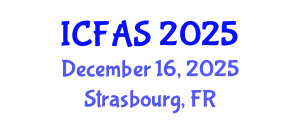 International Conference on Fisheries and Aquatic Sciences (ICFAS) December 16, 2025 - Strasbourg, France