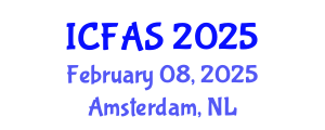 International Conference on Fisheries and Aquatic Sciences (ICFAS) February 08, 2025 - Amsterdam, Netherlands