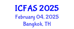 International Conference on Fisheries and Aquatic Sciences (ICFAS) February 04, 2025 - Bangkok, Thailand