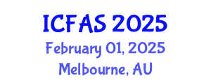 International Conference on Fisheries and Aquatic Sciences (ICFAS) February 01, 2025 - Melbourne, Australia