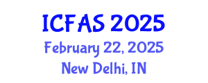 International Conference on Fisheries and Aquatic Sciences (ICFAS) February 22, 2025 - New Delhi, India