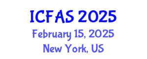 International Conference on Fisheries and Aquatic Sciences (ICFAS) February 15, 2025 - New York, United States