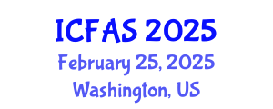 International Conference on Fisheries and Aquatic Sciences (ICFAS) February 25, 2025 - Washington, United States