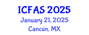 International Conference on Fisheries and Aquatic Sciences (ICFAS) January 21, 2025 - Cancún, Mexico