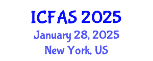 International Conference on Fisheries and Aquatic Sciences (ICFAS) January 28, 2025 - New York, United States