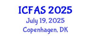 International Conference on Fisheries and Aquatic Sciences (ICFAS) July 19, 2025 - Copenhagen, Denmark