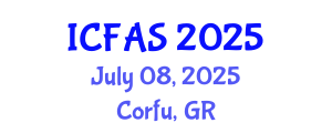 International Conference on Fisheries and Aquatic Sciences (ICFAS) July 08, 2025 - Corfu, Greece