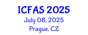 International Conference on Fisheries and Aquatic Sciences (ICFAS) July 08, 2025 - Prague, Czechia