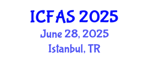 International Conference on Fisheries and Aquatic Sciences (ICFAS) June 28, 2025 - Istanbul, Turkey