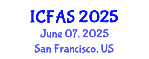 International Conference on Fisheries and Aquatic Sciences (ICFAS) June 07, 2025 - San Francisco, United States