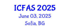 International Conference on Fisheries and Aquatic Sciences (ICFAS) June 03, 2025 - Sofia, Bulgaria