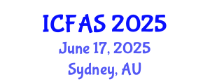 International Conference on Fisheries and Aquatic Sciences (ICFAS) June 17, 2025 - Sydney, Australia