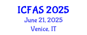 International Conference on Fisheries and Aquatic Sciences (ICFAS) June 21, 2025 - Venice, Italy