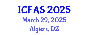 International Conference on Fisheries and Aquatic Sciences (ICFAS) March 29, 2025 - Algiers, Algeria
