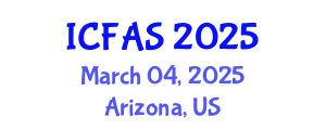 International Conference on Fisheries and Aquatic Sciences (ICFAS) March 04, 2025 - Arizona, United States