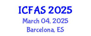 International Conference on Fisheries and Aquatic Sciences (ICFAS) March 04, 2025 - Barcelona, Spain
