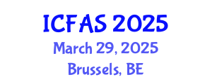 International Conference on Fisheries and Aquatic Sciences (ICFAS) March 29, 2025 - Brussels, Belgium