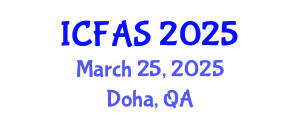 International Conference on Fisheries and Aquatic Sciences (ICFAS) March 25, 2025 - Doha, Qatar