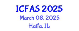 International Conference on Fisheries and Aquatic Sciences (ICFAS) March 08, 2025 - Haifa, Israel