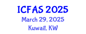 International Conference on Fisheries and Aquatic Sciences (ICFAS) March 29, 2025 - Kuwait, Kuwait