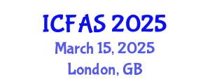 International Conference on Fisheries and Aquatic Sciences (ICFAS) March 15, 2025 - London, United Kingdom